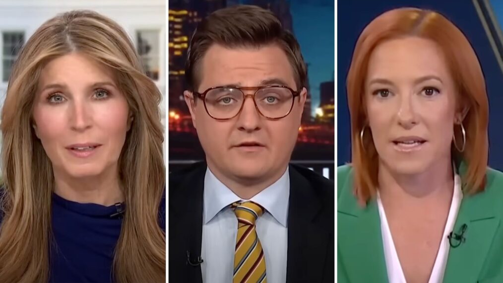Nicolle Wallace, Chris Hayes, and Jen Psaki