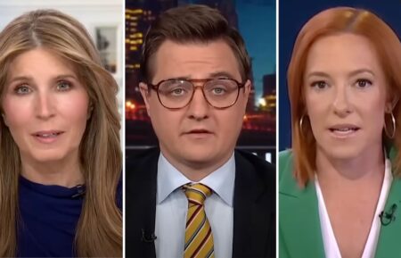 Nicolle Wallace, Chris Hayes, and Jen Psaki
