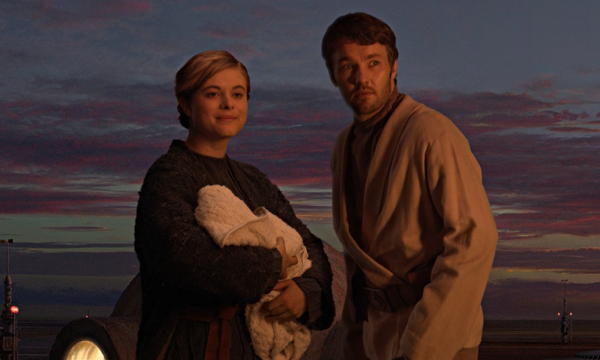 Joel Edgerton and Bonnie Piesse in 'Obi-Wan Kenobi'