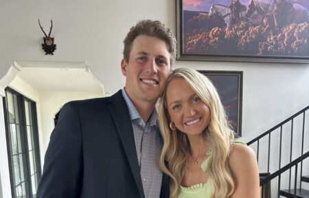 Paige Drummond and her fiance David Andersen