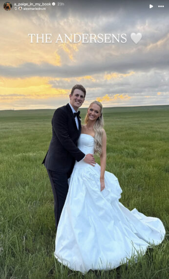 Paige Drummond and husband David Andersen