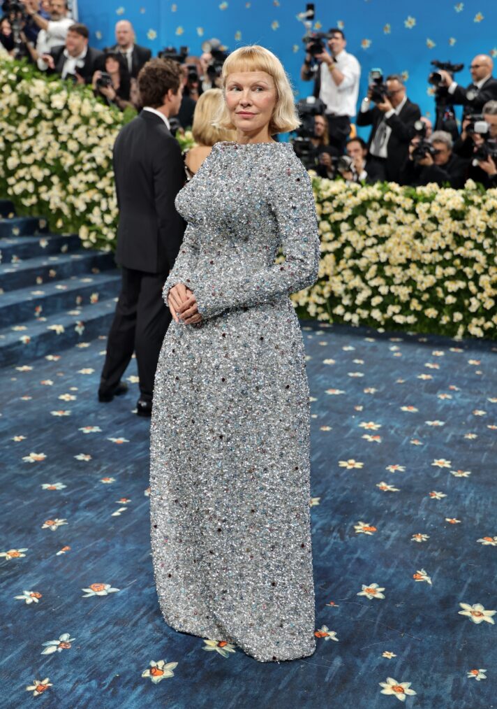 Pamela Anderson attends the 2025 Met Gala