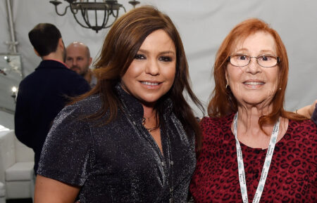 Rachael Ray, Elsa Scuderi and Jon Rosen pose for a photo at the Blue Moon Burger Bash