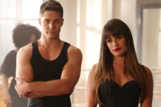 Dean Geyer and Lea Michele on Glee - 'Britney 2.0'