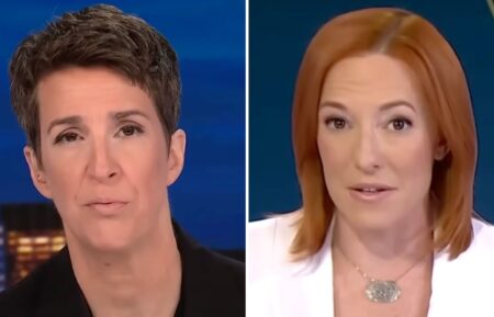Rachel Maddow and Jen Psaki