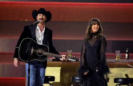 Riley Green and Ella Langley perform onstage during The 58th Annual CMA Awards