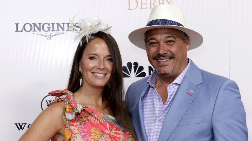 Amber Brkich and Rob Mariano attend Kentucky Derby 151 at Churchill Downs