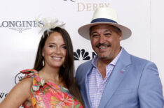 Amber Brkich and Rob Mariano attend Kentucky Derby 151 at Churchill Downs