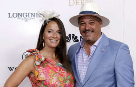 Amber Brkich and Rob Mariano attend Kentucky Derby 151 at Churchill Downs