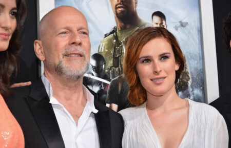 Actors Bruce Willis and Rumer Willis attend the premiere of Paramount Pictures' 