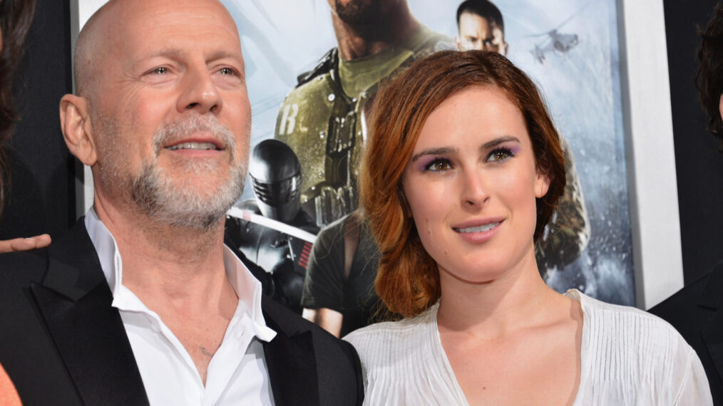 Actors Bruce Willis and Rumer Willis attend the premiere of Paramount Pictures' 'G.I. Joe: Retaliation'