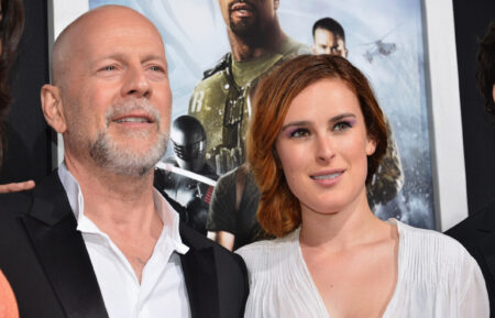 Actors Bruce Willis and Rumer Willis attend the premiere of Paramount Pictures' 