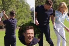 Ryan Seacrest Needs Ice After First Golf Lesson From Vanna White