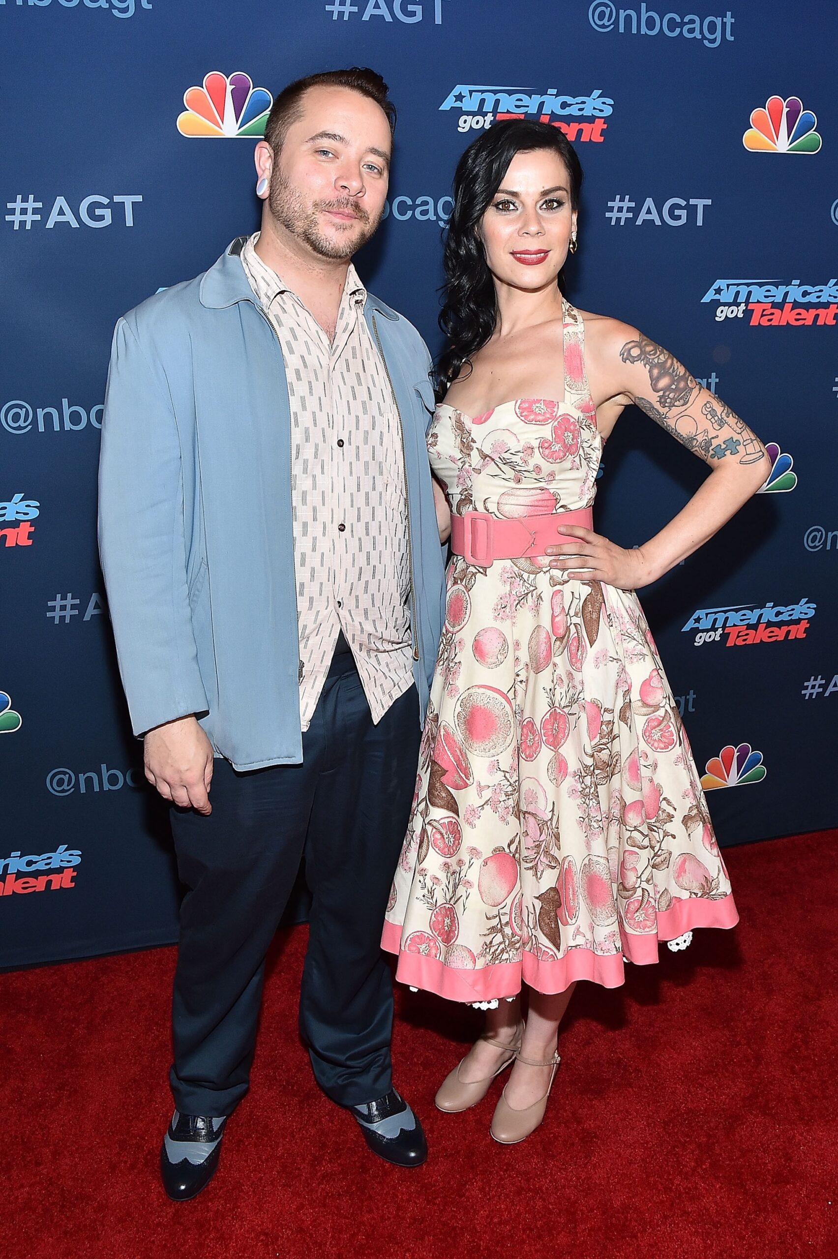 Ryan Stock and Amberlynn attend NBC's 