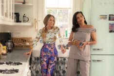 Sarah Jessica Parker and Sarita Choudhury in 'And Just Like That...' Season 3