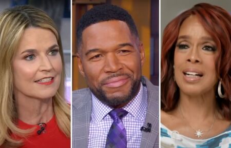 Savannah Guthrie, Michael Strahan, and Gayle King