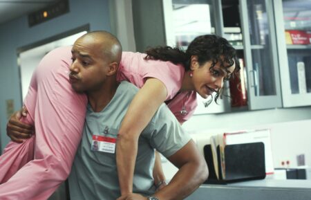 Donald Faison and Judy Reyes in 'Scrubs'