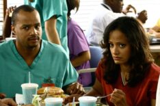 Donald Faison and Judy Reyes in 'Scrubs'