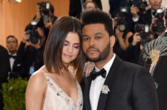 Selena Gomez and the Weeknd attends the 'Rei Kawakubo/Comme des Garcons: Art Of The In-Between' Costume Institute Gala