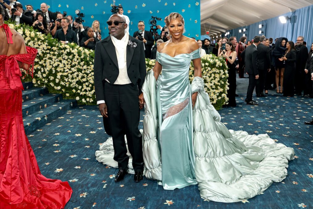 Edward Enninful and Serena Williams attend the 2025 Met Gala