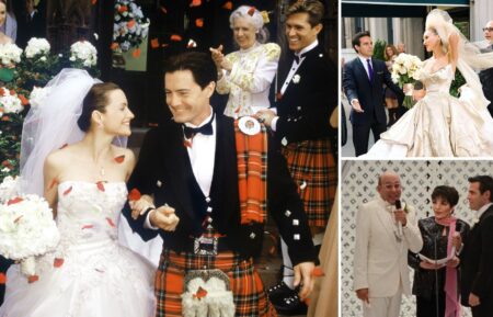 Kim Cattrall, Sarah Jessica Parker, Kristin Davis, Kyle MacLachlan, Frances Sternhagen in 'Sex and the City' Season 3; Mario Cantone, Sarah Jessica Parker, Willie Garson in 'Sex and the City: The Movie'; Willie Garson, Liza Minnelli, and Mario Cantone in 'Sex and the City 2'