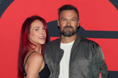 Sharna Burgess and Brian Austin Green attend the Global Gaming League official launch