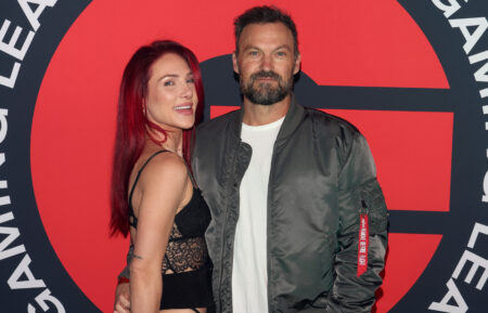 Sharna Burgess and Brian Austin Green attend the Global Gaming League official launch
