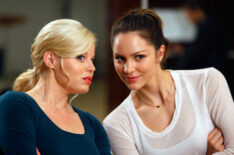 Megan Hilton as Ivy Lynn and Katharine McPhee as Karen Cartwright on 'Smash'