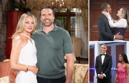 Sharon Case and Joshua Morrow on 'The Young and the Restless,' Lawrence Saint Victor and Annika Noelle on 'The Bold and the Beautiful,' Tabyana Ali and Jens Austin Astrup on 'General Hospital'