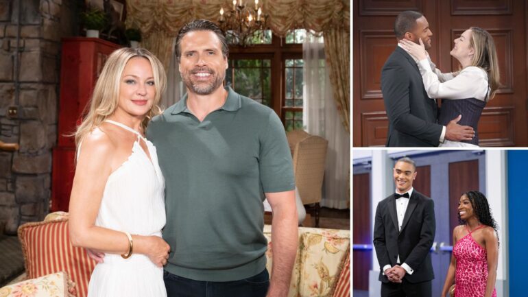 Sharon Case and Joshua Morrow on 'The Young and the Restless,' Lawrence Saint Victor and Annika Noelle on 'The Bold and the Beautiful,' Tabyana Ali and Jens Austin Astrup on 'General Hospital'