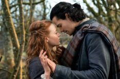 Harriet Slater and Jamie Roy in 'Outlander: Blood of My Blood' Season 1
