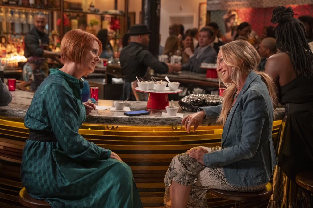 Cynthia Nixon and Sarah Jessica Parker in 'And Just Like That...' Season 3