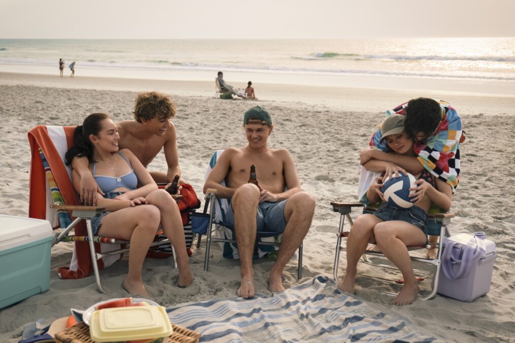 Lola Tung, Gavin Casalegno, Christopher Briney, Rain Spencer, and Sean Kaufman in 'The Summer I Turned Pretty' Season 3