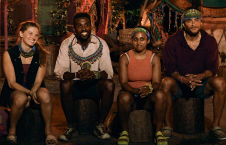 Eva Erickson, Kyle Fraser, Kamilla Karthigesu, and Joe Hunter in 'Survivor' 48 finale