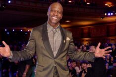 Terry Crews on the set of AGT Season 20