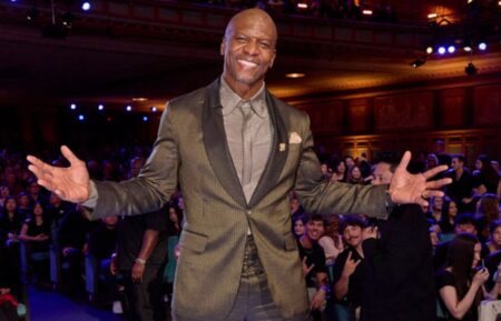 Terry Crews on the set of AGT Season 20
