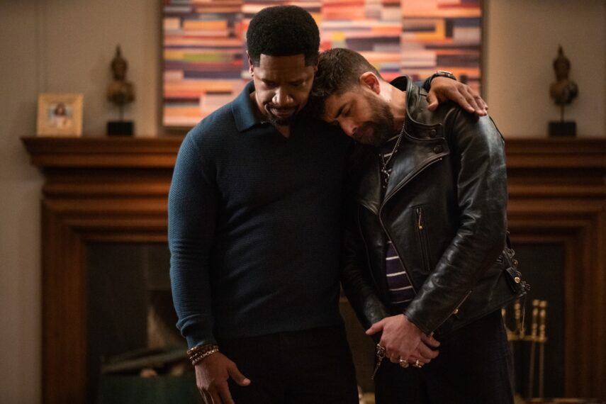 Tory Kittles as Detective Marcus Dante and Adam Goldberg as Harry Keshegian — 'The Equalizer' Season 5 Finale 