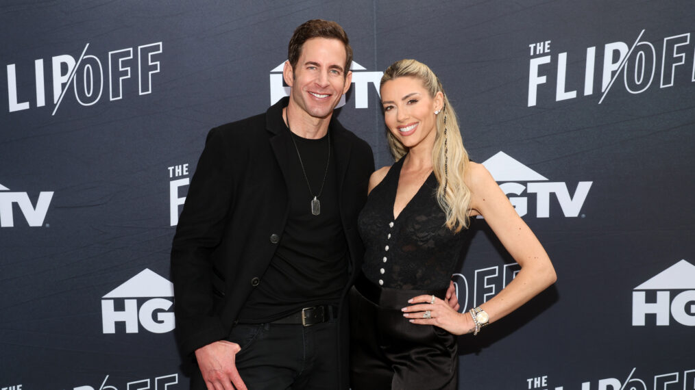 Tarek El Moussa and Heather Rae El Moussa attend HGTV's 'The Flip Off' For Your Consideration