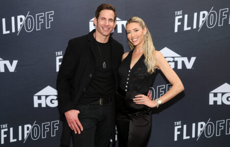 Tarek El Moussa and Heather Rae El Moussa attend HGTV's