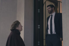 Ann Dowd as Aunt Lydia and Timothy Simons as Commander Bell in 'The Handmaid's Tale' Season 6 Episode 7, 'Shattered'