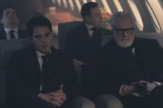 Max Minghella as Nick and Bradley Whitford as Commander Lawrence in 'The Handmaid's Tale' Season 6 Episode 9