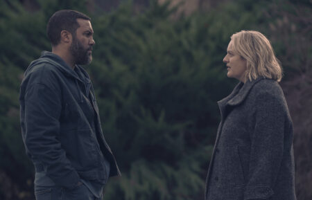 O-T Fagbenle and Elisabeth Moss in 'The Handmaid's Tale' Season 6 Episode 7, 'Shattered.'