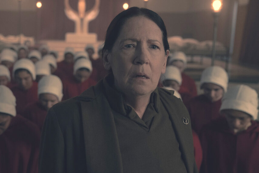 Ann Dowd as Aunt Lydia in 'The Handmaid's Tale' Season 6 Episode 8, 'Exodus'
