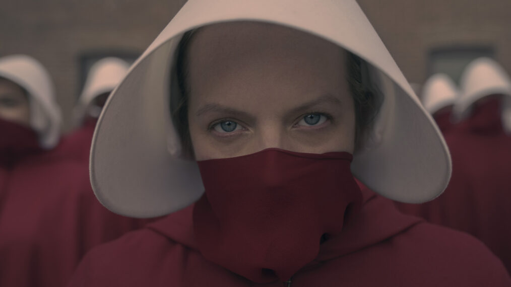 Elisabeth Moss as June in 'The Handmaid's Tale' Season 6 Episode 8, 'Exodus'