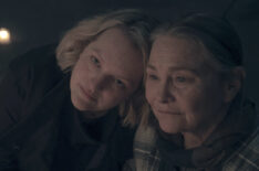 Elisabeth Moss as June, Cherry Jones as Holly in 'The Handmaid's Tale' series finale