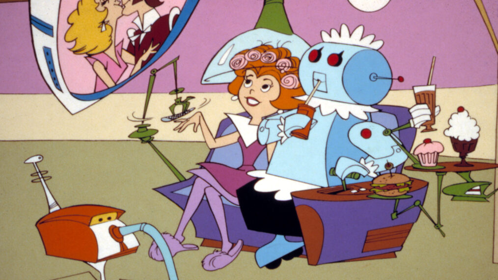 Judy Jetson and Rosie the Robot in 'The Jetsons'