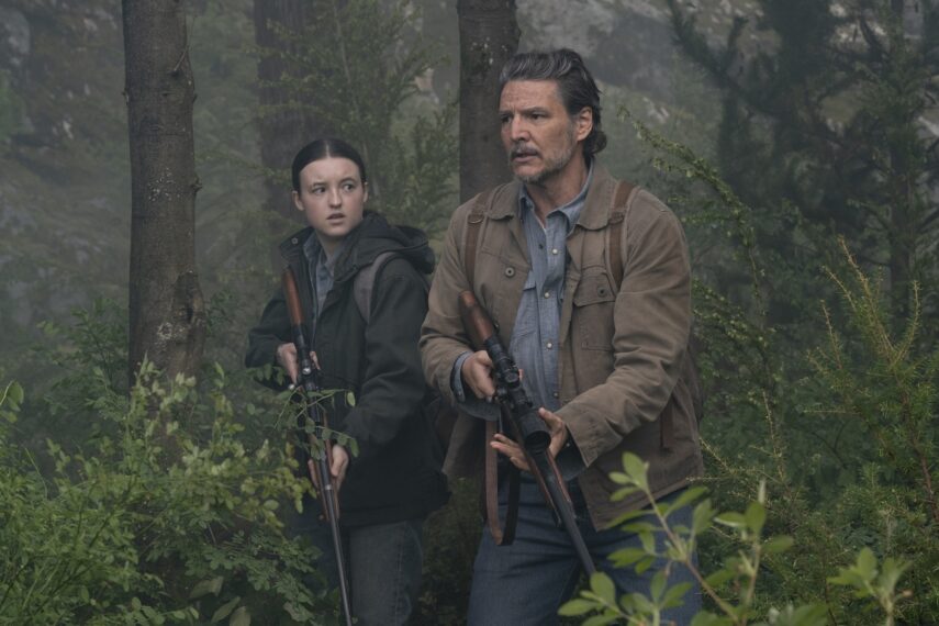 Bella Ramsey and Pedro Pascal in 'The Last of Us' Season 2 