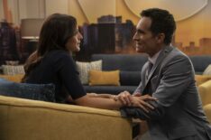 Ashley Reyes and Nestor Carbonell in 'The Morning Show' Season 4