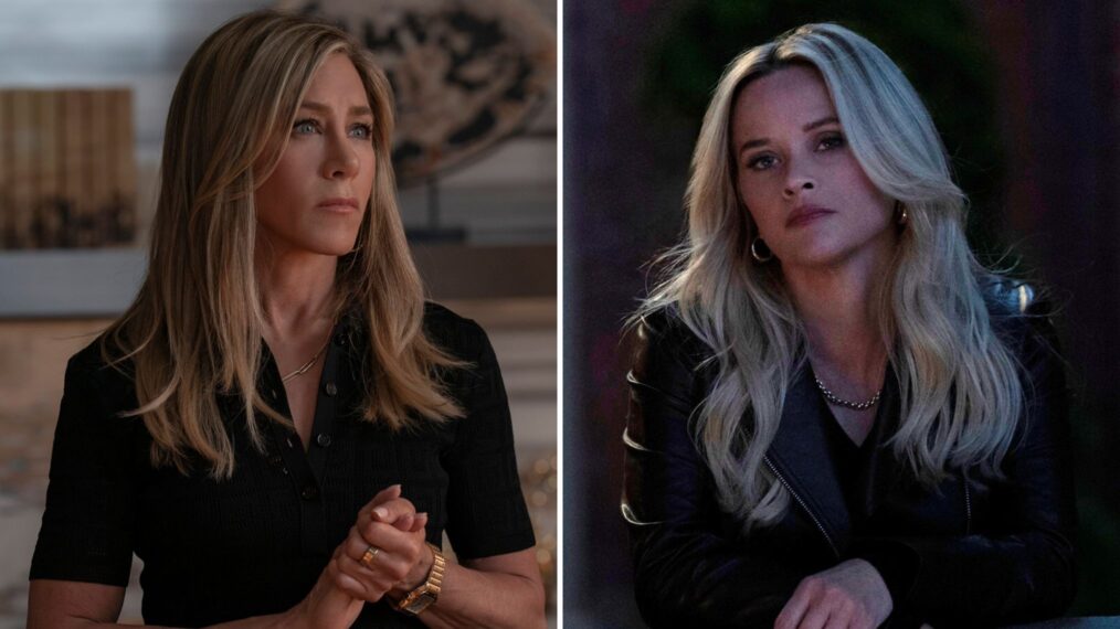 Jennifer Aniston and Reese Witherspoon for 'The Morning Show' Season 4
