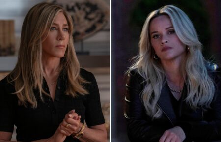 Jennifer Aniston and Reese Witherspoon for 'The Morning Show' Season 4